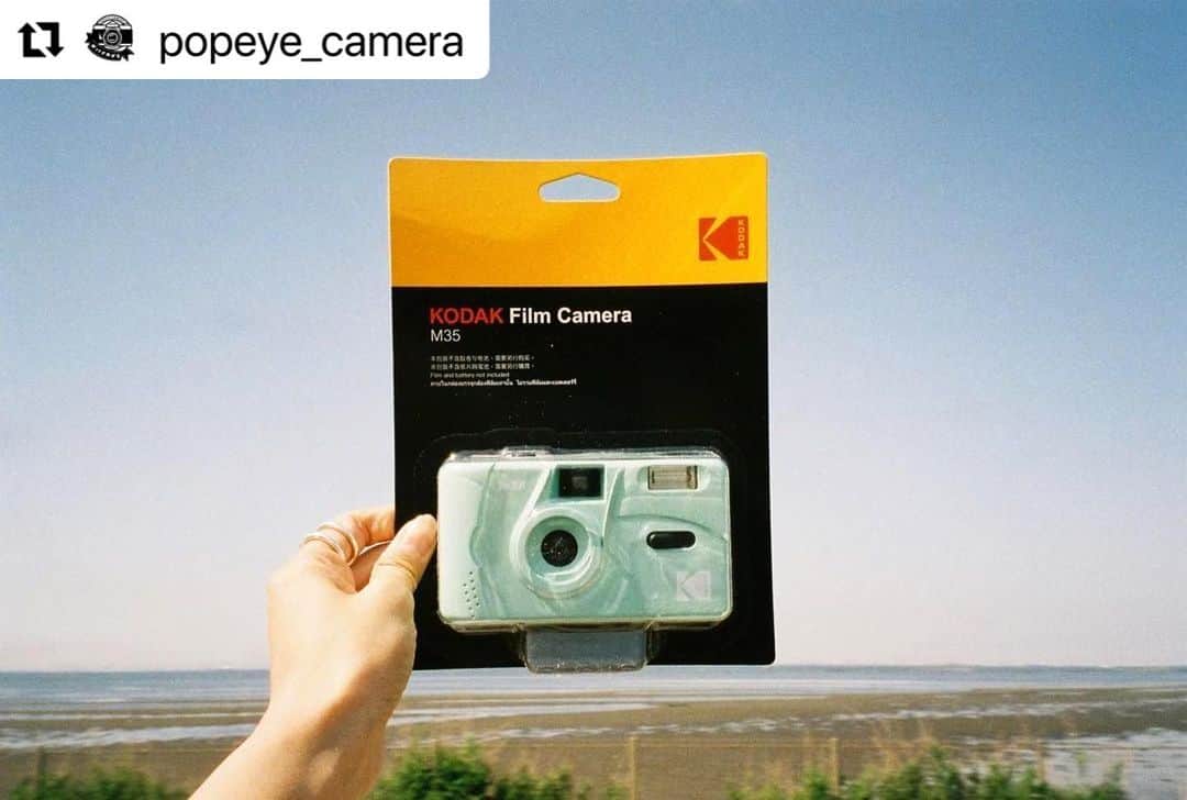 Aya（高本彩）さんのインスタグラム写真 - (Aya（高本彩）Instagram)「ポパイカメラのオススメカメラです📸#Repost @popeye_camera with @make_repost ・・・ . ⭐️おすすめ商品⭐️ Kodak フィルムカメラ M35  見ためもかわいい😍 フィルムコンパクトカメラ✨ フラッシュもついてる❗️  フィルム(ウルトラマックス)と 電池とのセットで ¥3,980+tax✨  ♦️ポパイカメラオンラインストアへは プロフィールのHPからどうぞ！  #フォトバイアヤ #ポパイカメラ  #popeyecamera #フィルムカメラ #filmphotography @aya_dream04」1月4日 12時10分 - aya_dream04