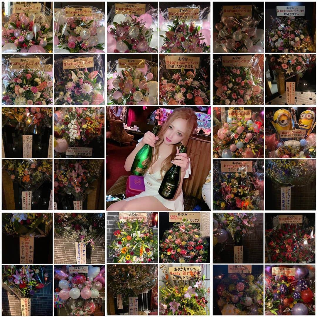 立花アヤカのインスタグラム：「10/24 birth day に貰ったお花たち💖 #お花好き  #お花のある生活  ． ． #カイザー #カイザーグループ  #クラブミラノ #ミラノ  #京都 #祇園 #キャバクラ祇園 #京都キャバクラ #祇園キャバクラ #キャバクラ京都 #キャバクラ #キャバ嬢 #ホステス #京都飲み屋  #kaiser #kaiser_group #milano  #japan #kyoto #gion」