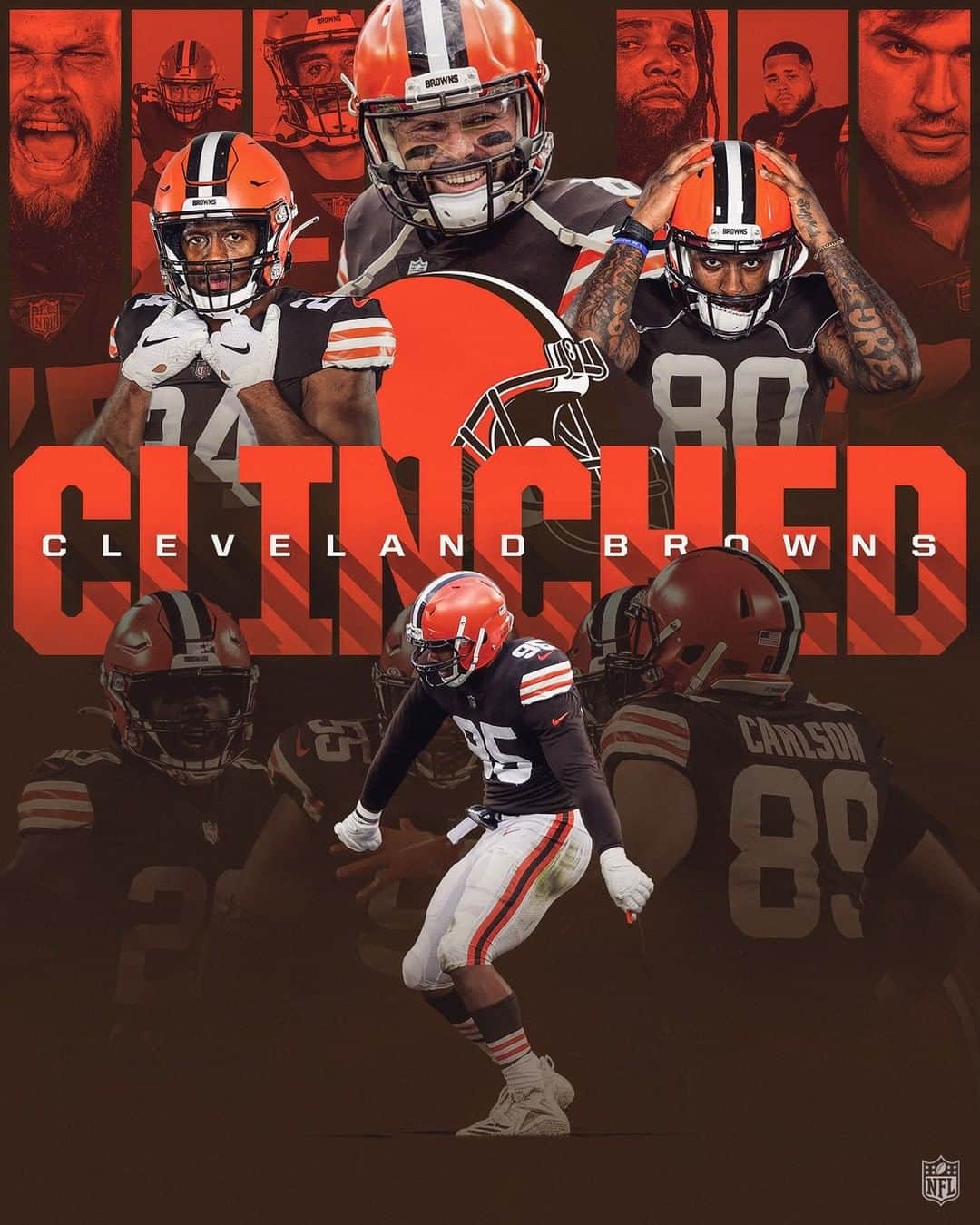NFLさんのインスタグラム写真 - (NFLInstagram)「The @clevelandbrowns are heading to the #NFLPlayoffs for the first time since 2002 and will play on #SuperWildCard Weekend!」1月4日 6時07分 - nfl