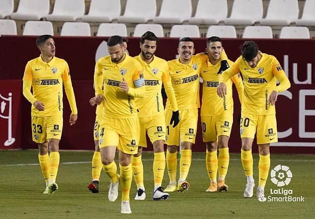 ハイロ・サンペリオのインスタグラム：「Contento por mi primer gol con el @Malagacf ⚽️ Una pena que al final no sirviera para llevarnos los 3 puntos a casa! A seguir trabajando todos juntos 💪🏼」
