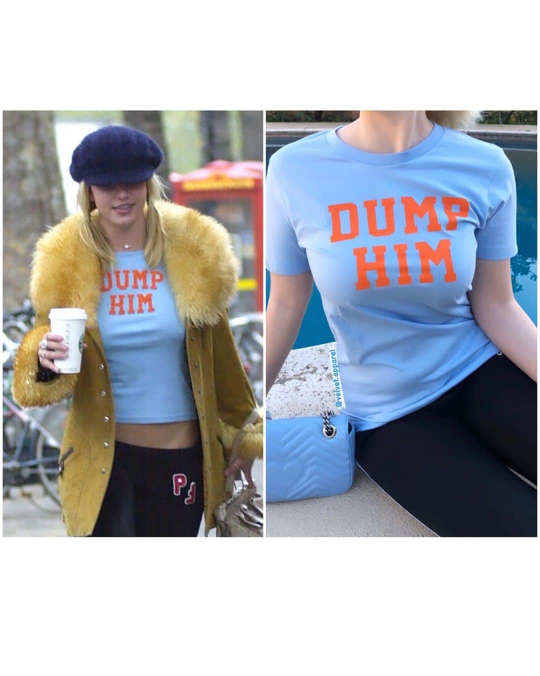 マリリン・モンローのインスタグラム：「Link in bio 💙 new year, same you! Dump him! Get this adorable shirt inspired by Britney Spears! @velvet.apparel has the best 90s and y2k fashion looks! Swipe to see more. Follow @velvet.apparel 💫 everything ships out the next day!」