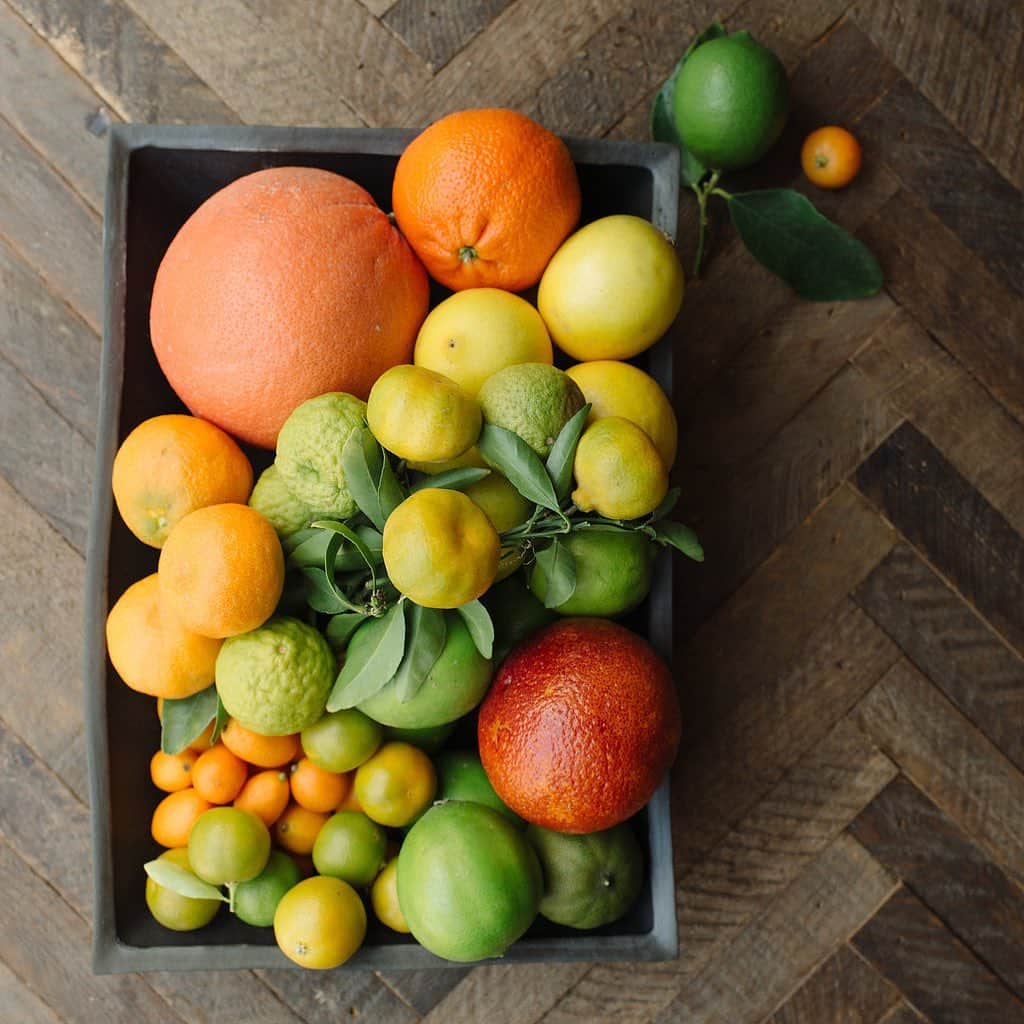 ティファニー・ティーセンのインスタグラム：「Starting the #newyear off with a healthy #cleanse And I am so lucky to have an abundance of #citrus in my #garden Here’s to #goodhealth」
