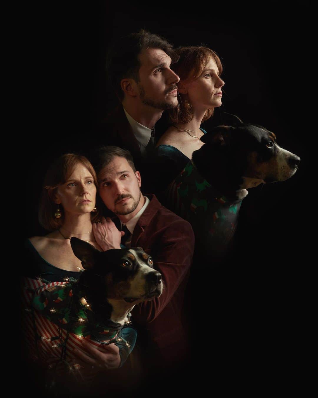ローレン·ランドルフのインスタグラム：「Family Portrait, Damien & Kati & Simone」