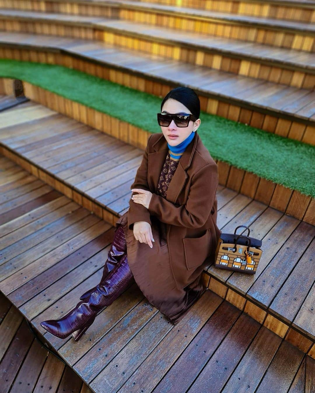 Syahriniさんのインスタグラム写真 - (SyahriniInstagram)「• Sunrise In Tokyo !  _________________𝓢𝓨𝓡______________  #PrincesSyahrini #Tokyo_January2021 #japan🇯🇵」1月4日 10時41分 - princessyahrini