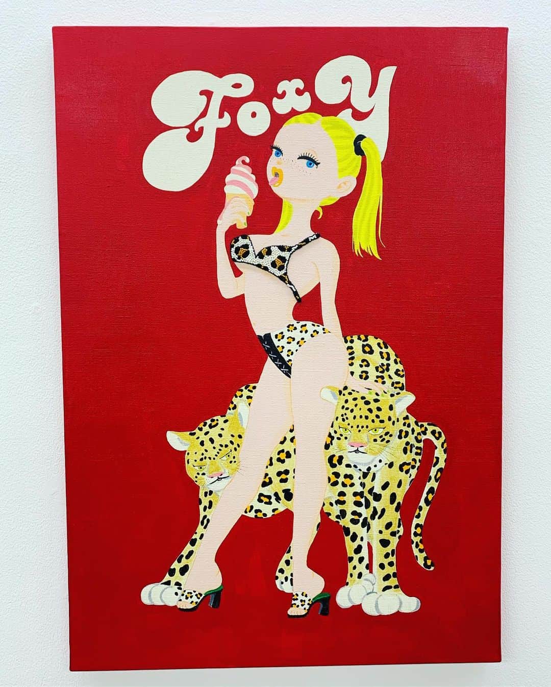 奈良裕也さんのインスタグラム写真 - (奈良裕也Instagram)「セイちゃんの個展とっても素敵でした🐰💘 @____foxy____  #foxy 🐻🌹 欲しかったのは すでに完売😂 流石👏💯」1月4日 20時57分 - yuyanara