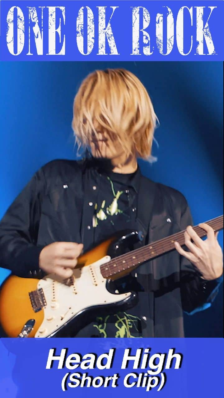 のインスタグラム：「Head High [Official Short Clip from "EYE OF THE STORM" JAPAN TOUR]  The DVD/Blu-ray are available now.  @oneokrockofficial #ONEOKROCK #EYEOFTHESTORM #JAPANTOUR #livevideo #lyricvideo #OOR #music #rock #live #歌詞動画 #ロック #ライブ #ワンオク#Reels #リール」