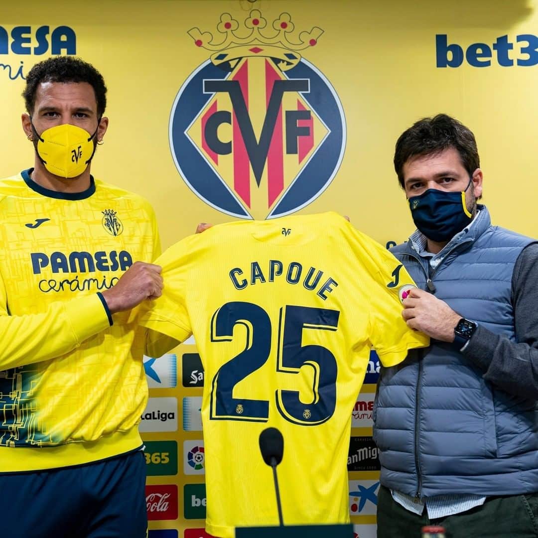 ビジャレアルCFのインスタグラム：「¡El francés Étienne Capoue ya luce el dorsal 2️⃣5️⃣ del Submarino 💪! . The Frenchman Étienne Capoue now has the Submarine’s No.2️⃣5️⃣ shirt 💪! . #villarreal #futbol #football #soccer #laliga」