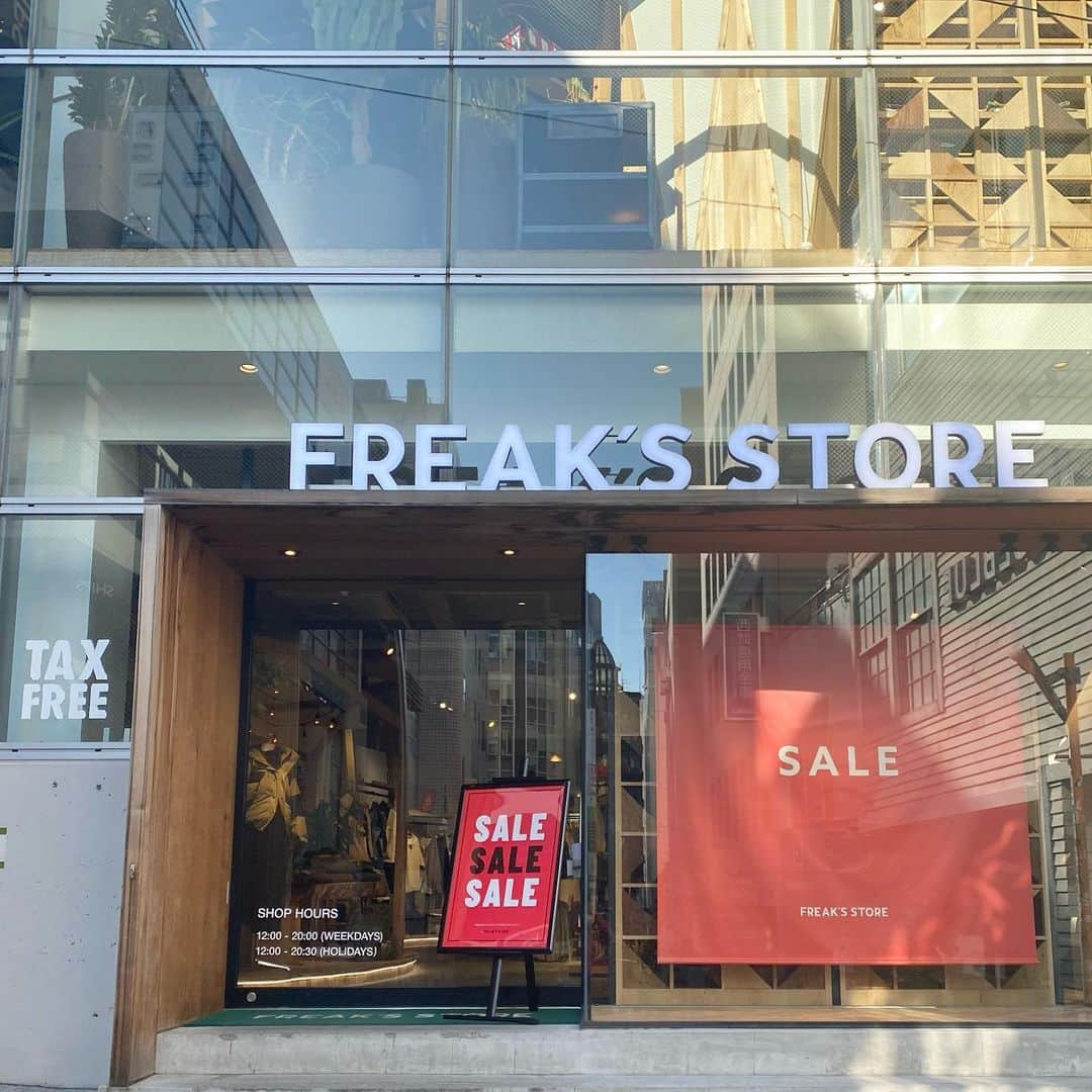 FREAK'S STORE渋谷のインスタグラム