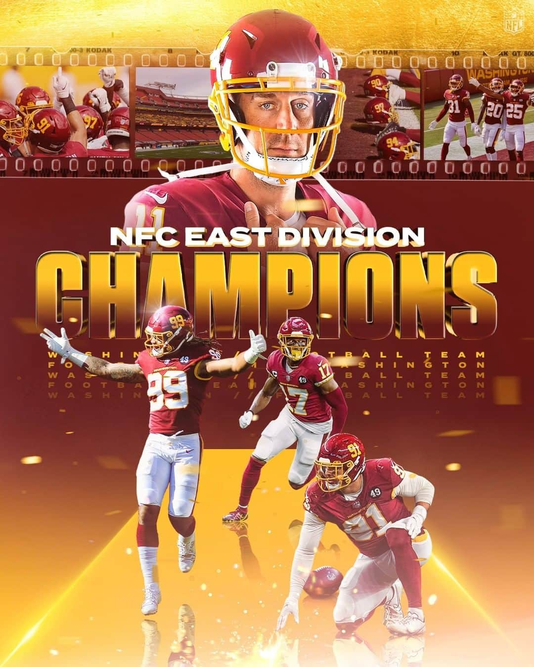 NFLさんのインスタグラム写真 - (NFLInstagram)「@washingtonnfl are NFC East Champions. See you on #SuperWildCard Weekend!」1月4日 13時31分 - nfl