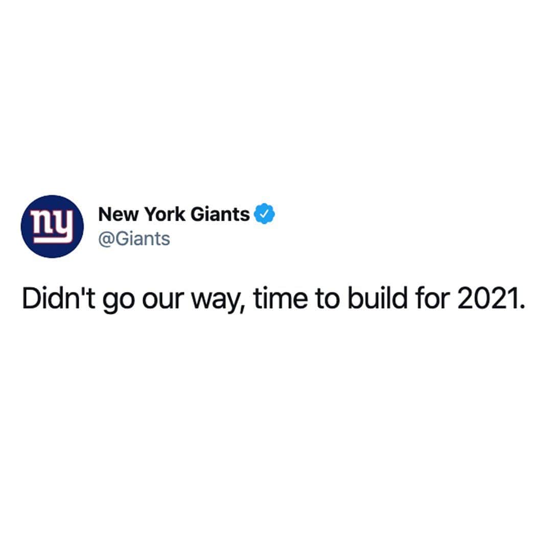 New York Giantsさんのインスタグラム写真 - (New York GiantsInstagram)1月4日 13時46分 - nygiants