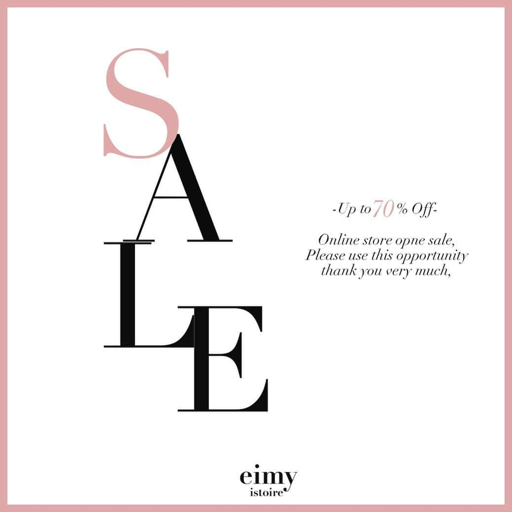 eimy istoireさんのインスタグラム写真 - (eimy istoireInstagram)「.﻿ Up to 70%off SALE start‼️﻿ ﻿ 感謝の気持ちを込めて "最大70%off "の﻿ Sale開催中です❗️ 是非ご参加ください❗️ ﻿ ONLINE STOREはTOP(@eimyistoire_official)の﻿ URLよりご覧ください。 ﻿ ﻿ #eimy #eimyistoire  #countdown #2021 #instafashion #instagood  #fashion #style #eimy_ootd #sale #newyear #福袋」1月4日 13時53分 - eimyistoire_official