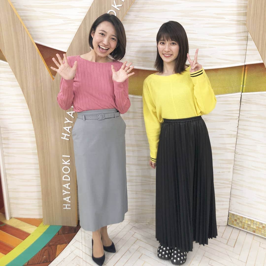 TBS「はやドキ！」のインスタグラム：「今日から仕事始め😊﻿ ﻿ 2021年、新たな気持ちで頑張りましょう💪﻿ ﻿ ﻿ 皆川﻿ ﻿ ﻿ #山本里菜﻿ #アナウンサー﻿ #池田沙耶香﻿ #気象予報士﻿ #はやドキ﻿ #tbs﻿ ﻿」