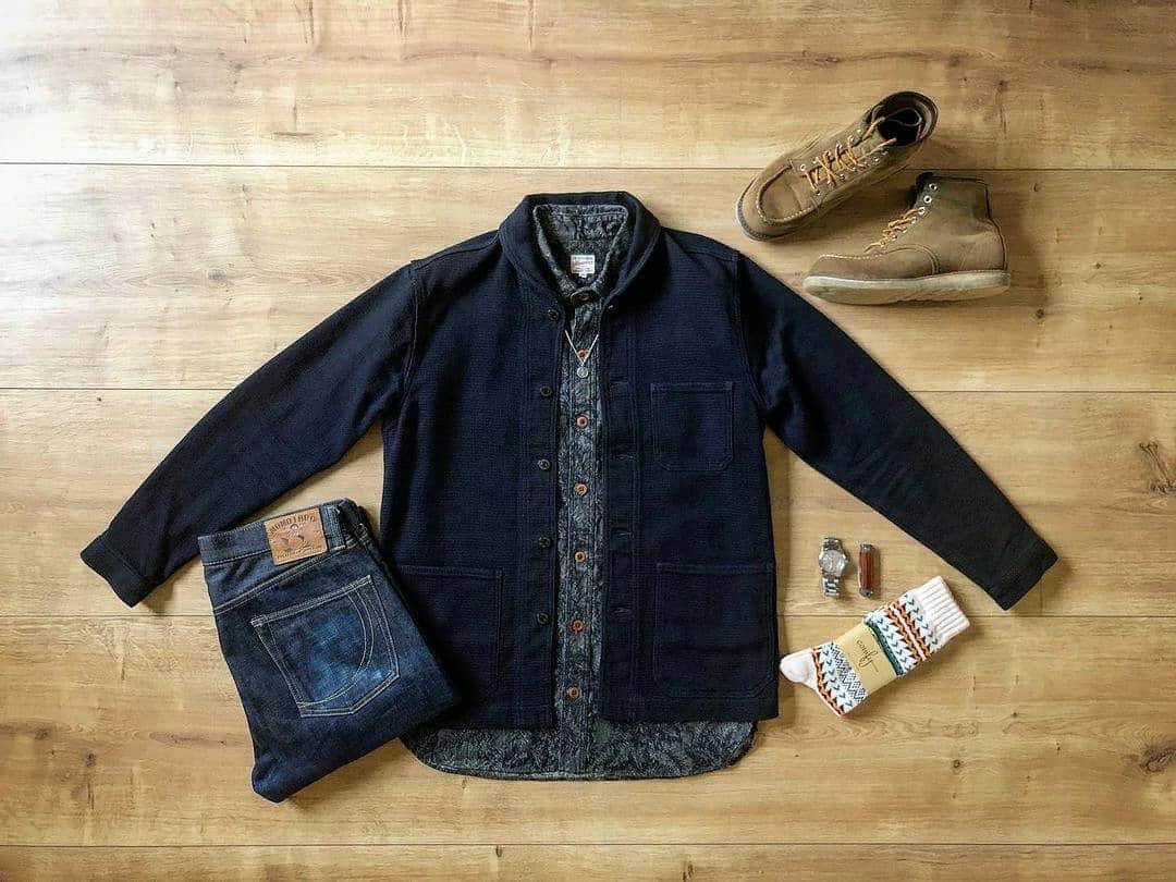 momotarojeansのインスタグラム：「Weekend selection 1st -3rd Jan. @myself_and_denim   Sweet 桃 combo!」