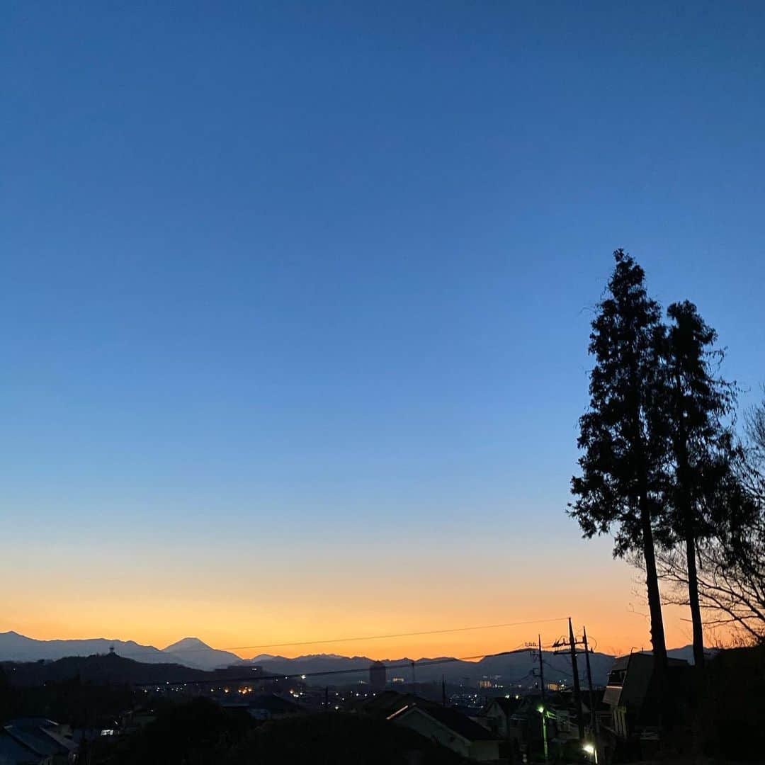神谷えりさんのインスタグラム写真 - (神谷えりInstagram)「富士山まで綺麗に見える！  #杏子 #散歩」1月4日 17時11分 - erikamiya