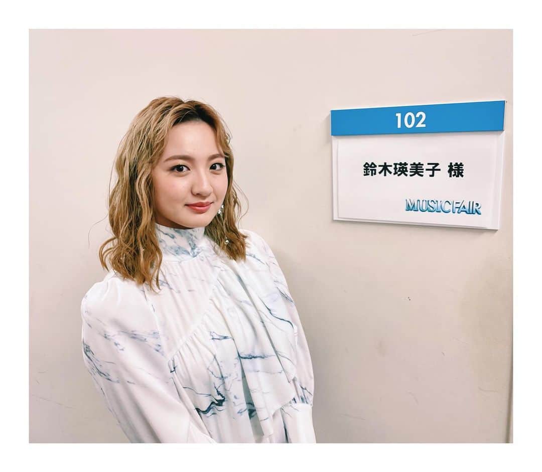 のインスタグラム：「フジテレビ系「MUSIC FAIR」出演決定⚡️⚡️ . . 📺放送日 2021年1月16日(土)18:00〜18:30 🌹🌹「After All」歌唱🌹🌹 . . MUSIC FAIRへ初出演いたします⚡️放送日をお楽しみに◎ぜひご覧ください！！ . . #ミュージックフェア #MUSICFAIR #鈴木瑛美子 by staff」