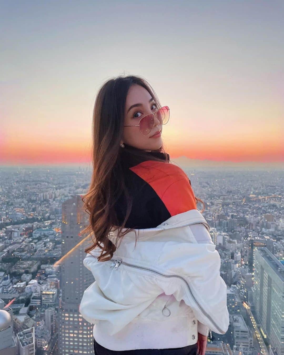 のインスタグラム：「🗻🌅  #shibuyasky」