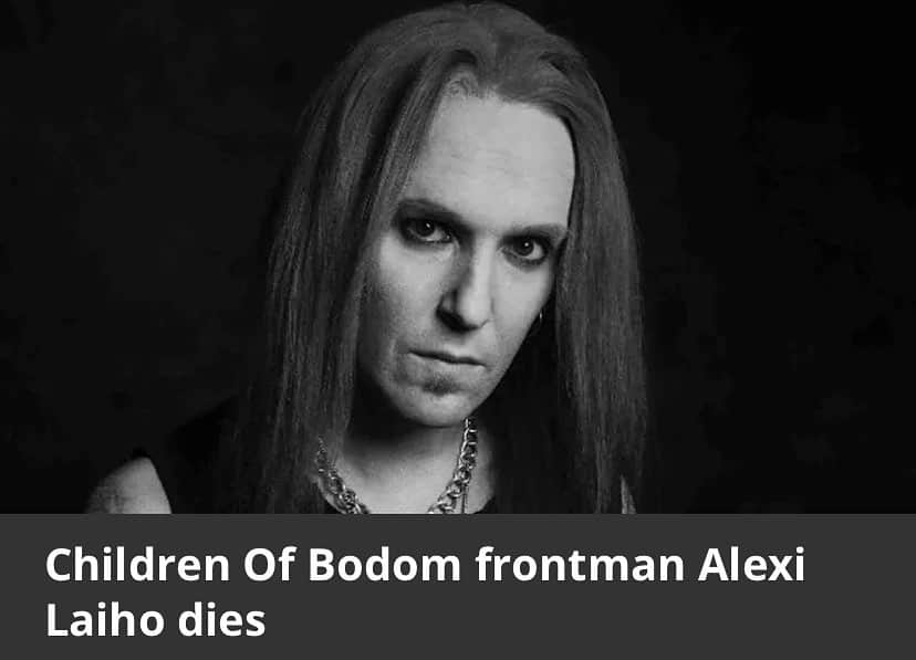 のインスタグラム：「Former Children Of Bodom frontman Alexi Laiho has passed away at the age of 41. Full story at metalhammer.com #AlexiLaiho #ChildrenOfBodom」