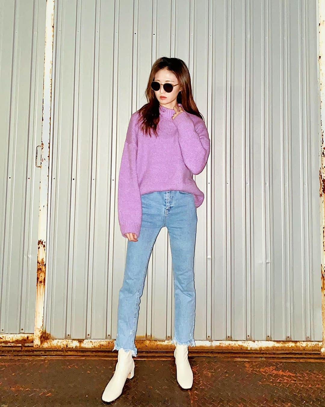 rittann48のインスタグラム：「. . . ㅤㅤㅤㅤㅤㅤㅤㅤㅤㅤㅤㅤㅤ fashion ㅤㅤㅤㅤㅤㅤㅤㅤㅤㅤㅤㅤㅤ ㅤㅤㅤㅤㅤㅤㅤㅤㅤㅤㅤㅤㅤ korea code @dholic_official のニット 最近パープルに目がいきがち .ㅤㅤㅤㅤㅤㅤㅤㅤㅤㅤㅤㅤㅤ .ㅤㅤㅤㅤㅤㅤㅤㅤㅤㅤㅤㅤㅤ .ㅤㅤㅤㅤㅤㅤㅤㅤㅤㅤㅤㅤㅤ #simple #fashion #style  #code #ootd #outfit  #acym #dholic」