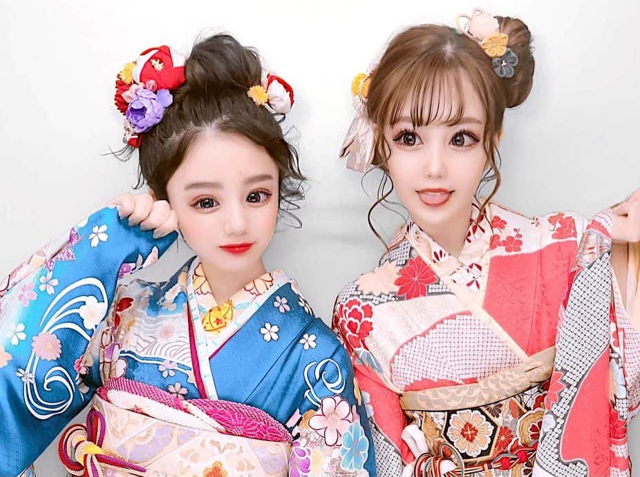 倉田乃彩さんのインスタグラム写真 - (倉田乃彩Instagram)「りののあ振袖プリ✌︎ ・ ・ 他のプリもTwitterに載せてるから見てねっ🤍 #振袖 #振袖プリ #プリクラ #ジョイフル恵利」1月4日 20時19分 - i_09_noa