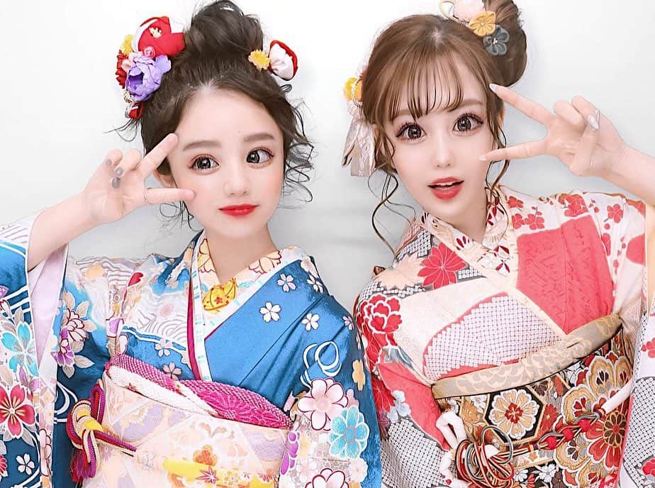 倉田乃彩さんのインスタグラム写真 - (倉田乃彩Instagram)「りののあ振袖プリ✌︎ ・ ・ 他のプリもTwitterに載せてるから見てねっ🤍 #振袖 #振袖プリ #プリクラ #ジョイフル恵利」1月4日 20時19分 - i_09_noa