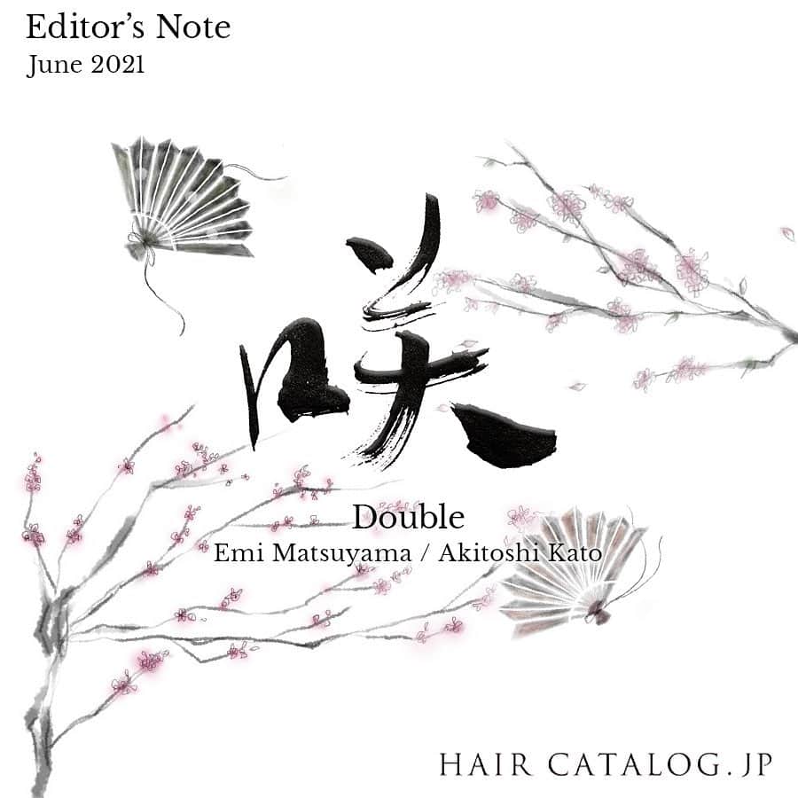 HAIR CATALOG . JPのインスタグラム：「◼︎Hair and Make up @hearts_matsu / Akitoshi Kato @double_hairsalon  ◼︎Illustration @alisaymd / @shikaaa____  ◼︎Digital Design @mizukamiryohei  @NEXXDESIGN Inc. ◼︎Photo and Direction @m_fuckin_p  @haircatalog_jp」