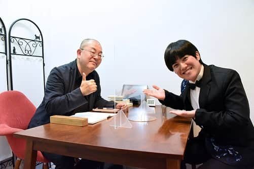 溜口佑太朗のインスタグラム：「先ほど、私の連載が本格的にスタートしました！ 第一弾は非常階段のJOJO広重さんに私の未来を占って頂きました！ とりあえず、住む場所が悪いと言われました！ https://natalie.mu/owarai/column/406649」
