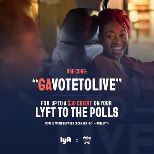 Kelly McCrearyのインスタグラム：「Sweet Georgia Peaches! Last day to vote in the runoff is tomorrow! If you need a ride to the polls, #votetolive has gotchu covered. 🙏🏾❤️🍑」