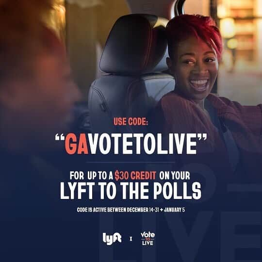 Kelly McCrearyさんのインスタグラム写真 - (Kelly McCrearyInstagram)「Sweet Georgia Peaches! Last day to vote in the runoff is tomorrow! If you need a ride to the polls, #votetolive has gotchu covered. 🙏🏾❤️🍑」1月5日 6時56分 - seekellymccreary