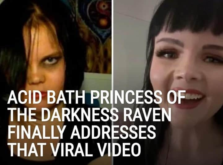 Alternative Pressさんのインスタグラム写真 - (Alternative PressInstagram)「WATCH: Raven, The Acid Bath Princess of the Darkness (@ravenisaposer) is back with some news that may crush your emo dreams⁠ LINK IN BIO⁠ .⁠ .⁠ .⁠ #raventheacidbathprincessofthedarkness #acidbathprincessofthedarkness #ravenisaposer #emo #altpress #alternativepress」1月5日 7時01分 - altpress