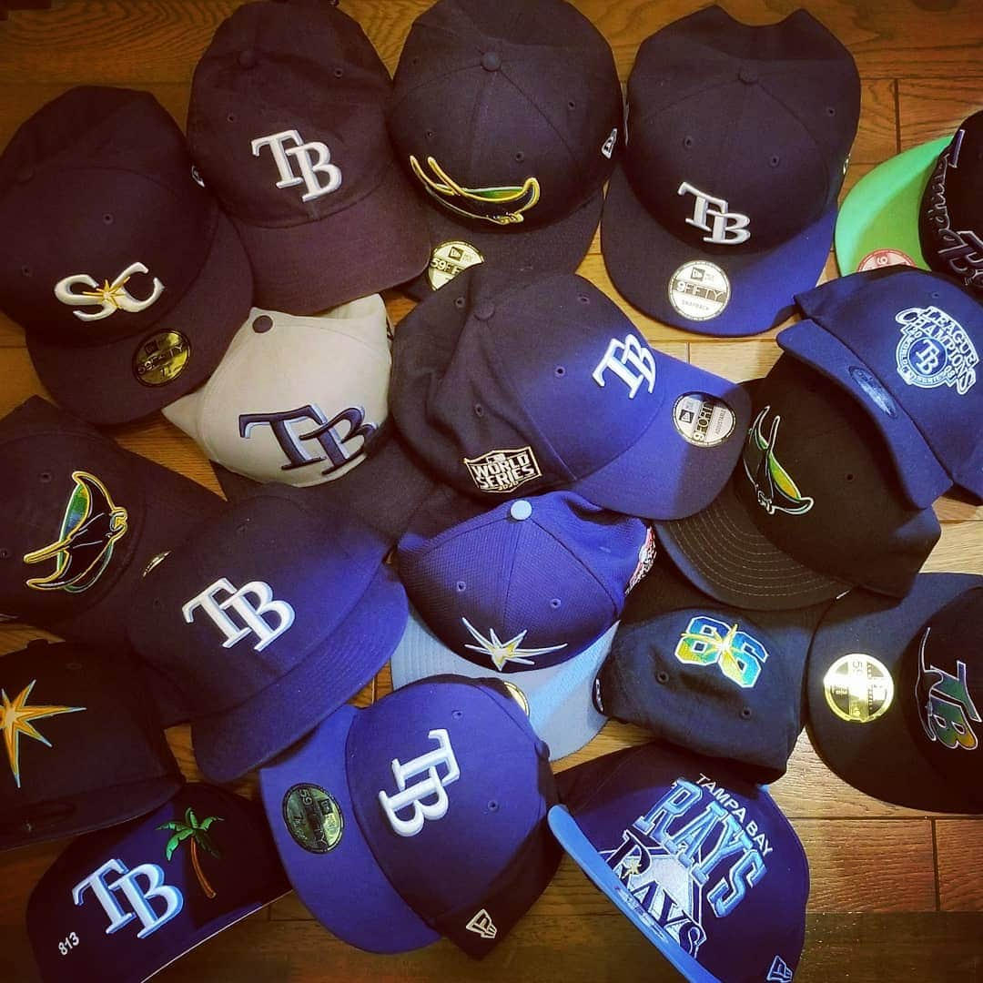 山下晃和さんのインスタグラム写真 - (山下晃和Instagram)「【FASHION】TB TB TB TB TB TB TB TB TB TB TB TB TB TB TB TB TB TB   #mycollection #raysup #newera #ニューエラ #cap #baseballcap #raysup💥  #tampabayrays #tampabay #rays #florida #タンパベイレイズ #MLB #fashion #malemodel @newerajapan  @neweracap  #kevinkiermaier  #kevinkiermaier39  #theoutlaw #ケビンキアマイヤー #baseball #baseballcap #madeinusa #art #capart #TB #WorldSeries #野球 #スニーカー #ストリート」1月4日 22時43分 - travel_akikazoo