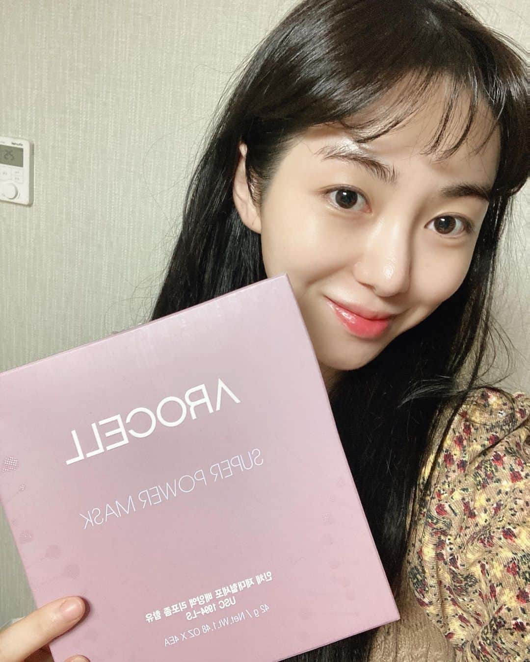ミナさんのインスタグラム写真 - (ミナInstagram)「오직 아로셀 마스크로만 볼 수 있는 효과들💜」1月4日 23時05分 - kvwowv