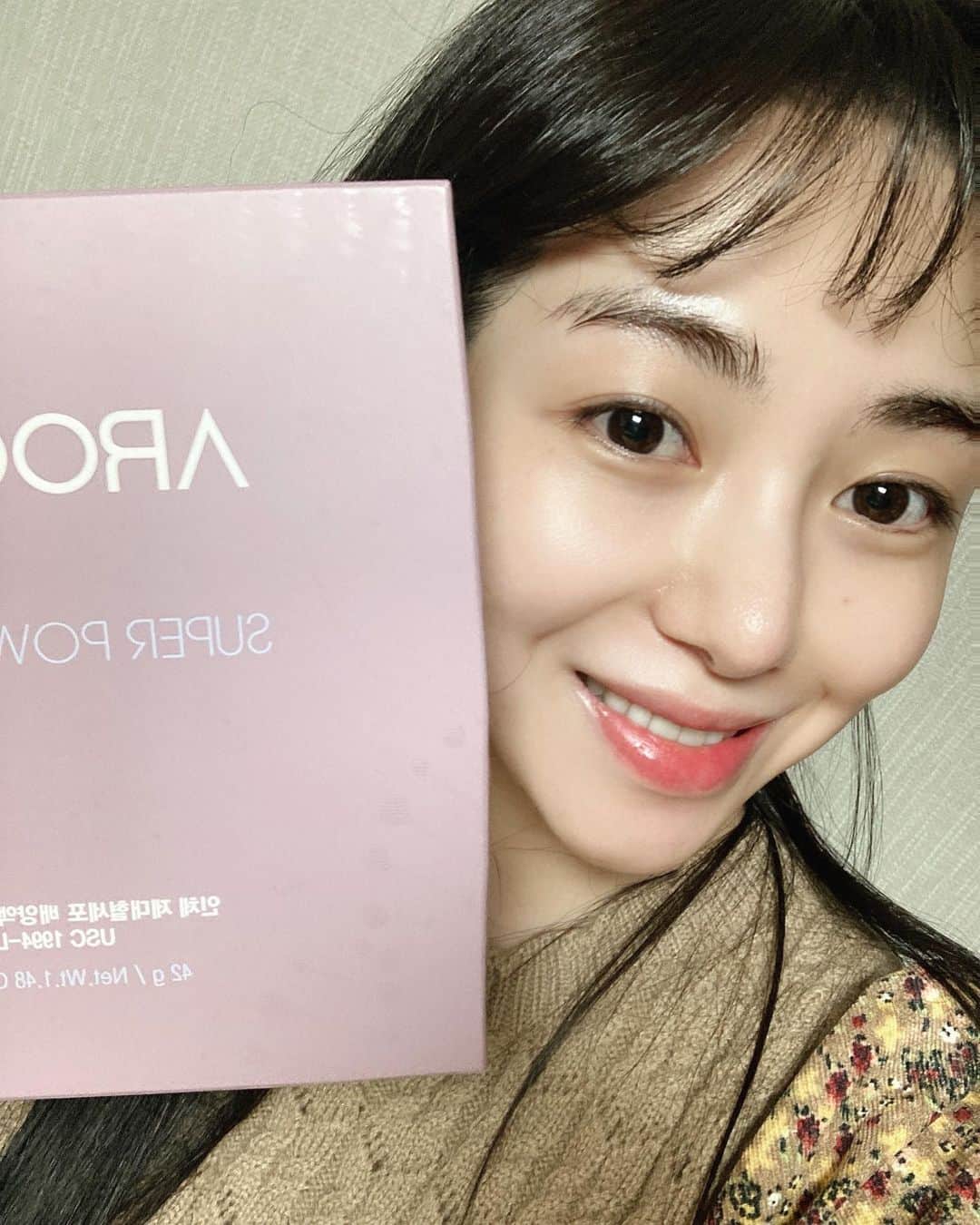 ミナさんのインスタグラム写真 - (ミナInstagram)「오직 아로셀 마스크로만 볼 수 있는 효과들💜」1月4日 23時05分 - kvwowv