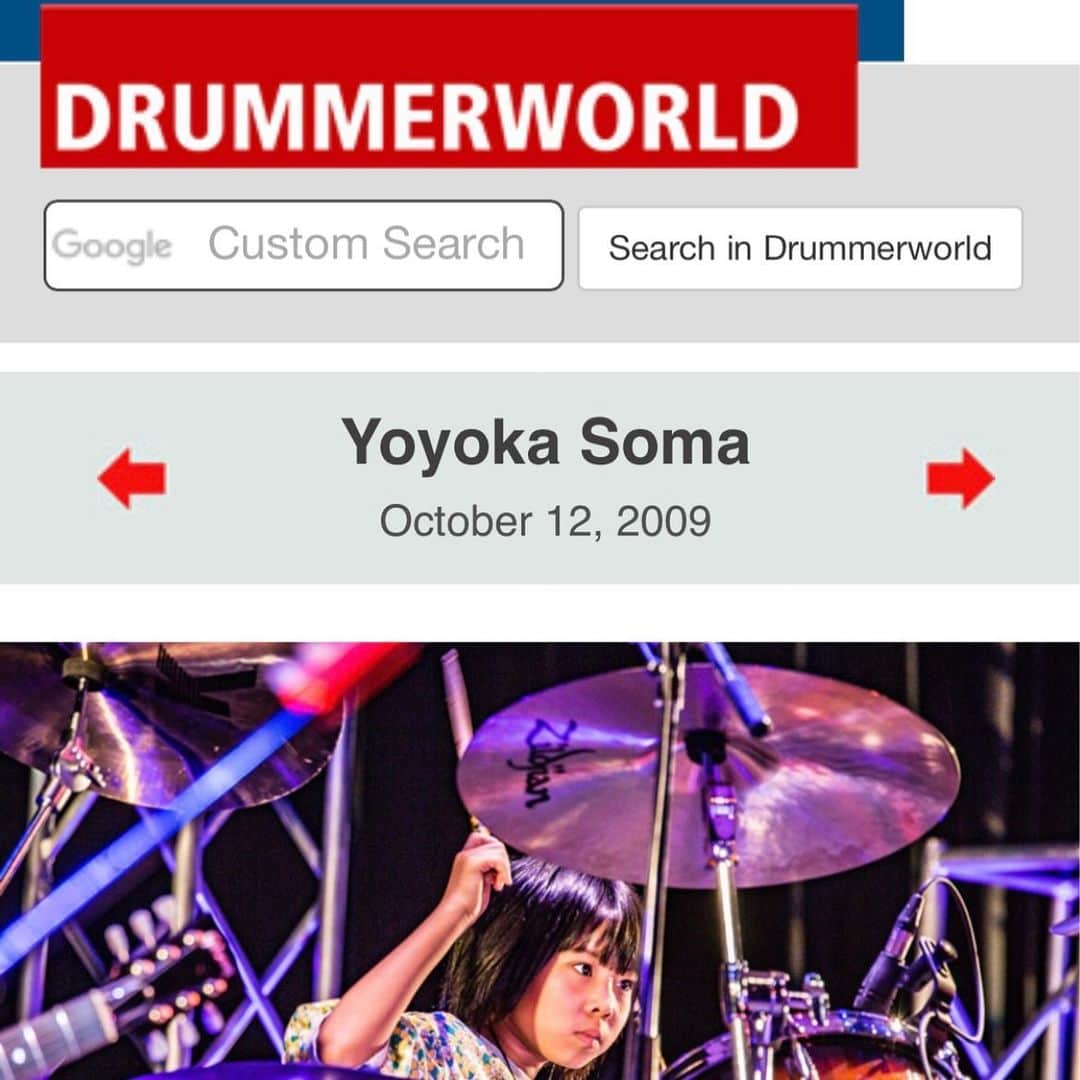 かねあいよよかのインスタグラム：「WOW‼️﻿ I was selected as one of the Top 500 drummers in the historical drummer website "Drummer World"🔥﻿ I am the youngest. It's a great honor⭐️﻿ I will continue to enjoy drumming🥁﻿ ﻿ ﻿ なんと❗️﻿ 歴史ある世界的ドラム関連サイト「ドラマーワールド」トップ500ドラマーに選ばれました！ 私は史上最年少での選出で、日本人では3人目とのこと。とっても嬉しいです😀これからもドラムを楽しんでいきます🥁﻿ “ドラマーワールド”でぜひ検索ください。﻿ ﻿ @drummerworld.official @zildjiancompany @zildjian_japan @pearl_drums @pearl.drums.jp @vicfirth @cympad @roland_jp @roland_vdrums @hitlikeagirlcontest」