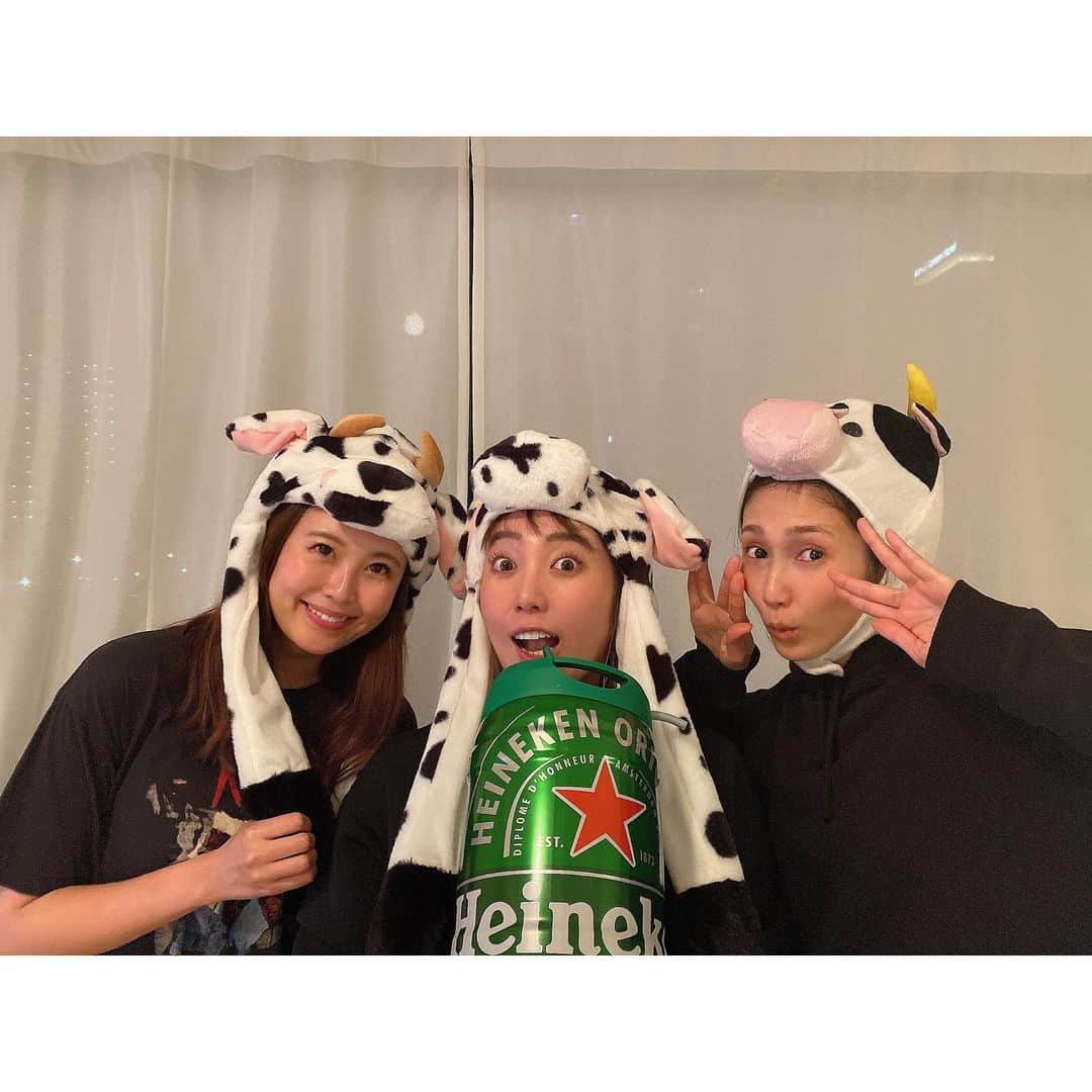 春輝のインスタグラム：「🐮🐮🐮🍺  #2021 #春輝#Haruki」
