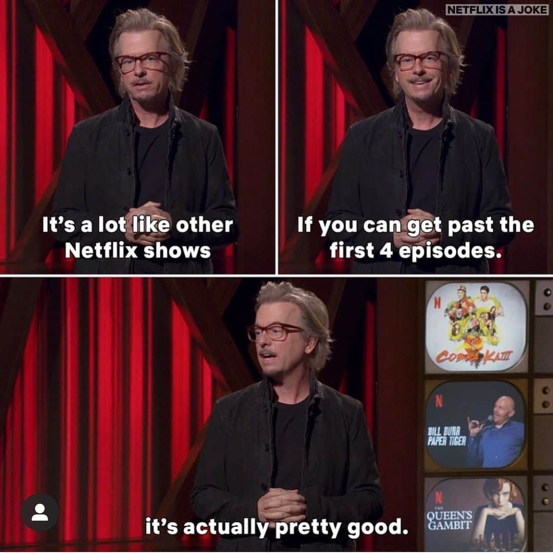 デヴィッド・スペードのインスタグラム：「I have a lot of praise for the new show.  #TheNetflixAfterparty」