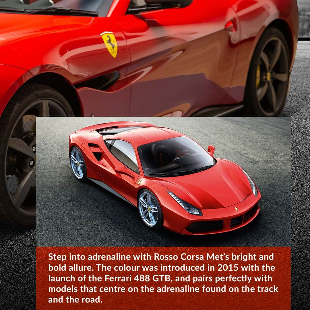 フェラーリさんのインスタグラム写真 - (フェラーリInstagram)「Passion, history and racing sensations. Swipe to dive into one of #Ferrari’s most exclusive hues: ‘Rosso Corsa Met’. Stay tuned to discover more about the multitude of reds that have defined our legacy.」1月5日 1時01分 - ferrari