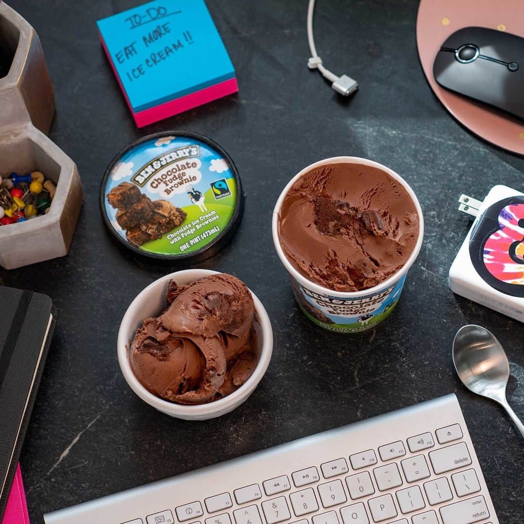 Ben & Jerry'sのインスタグラム：「2021 is going to be un-fudging-believable.⁠ ⁠ Order your favorites for delivery at the link in our bio!⁠」