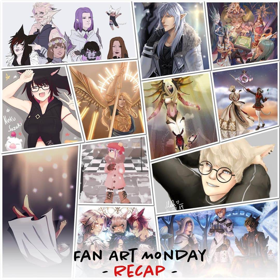 FINAL FANTASY XIVさんのインスタグラム写真 - (FINAL FANTASY XIVInstagram)「Here you can see the fan art posted on the Instagram Stories last month. We feature new ones every Monday! ここでは、先月インスタグラム・ストーリーズに投稿されたファンアートを閲覧できます。毎週月曜日に新しいファンアートをアップしています。（日本時間の）月曜日の夜または火曜日の朝に、インスタグラムをぜひチェックしてください。インスタグラム・ストーリーズは、プロフィール画像をタップすると閲覧できます（投稿から24時間しか見られないので、ご注意ください）。#FFXIV #FF14」1月5日 1時06分 - ffxiv