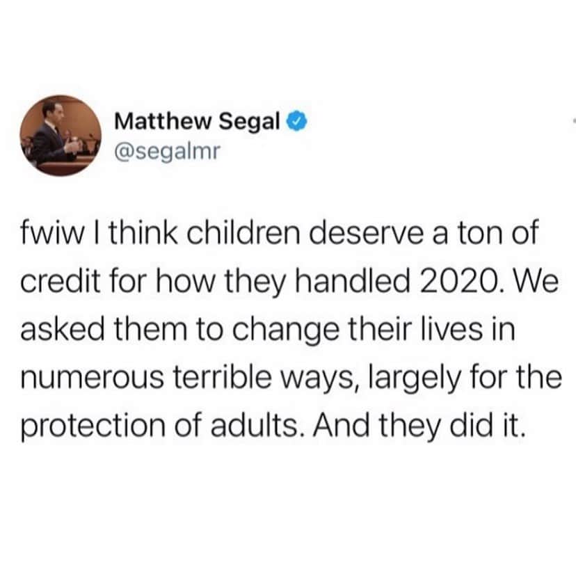 Average Parent Problemsのインスタグラム：「This is true. Our kids handled it better than we did. 🥺 // twitter: segalmr」