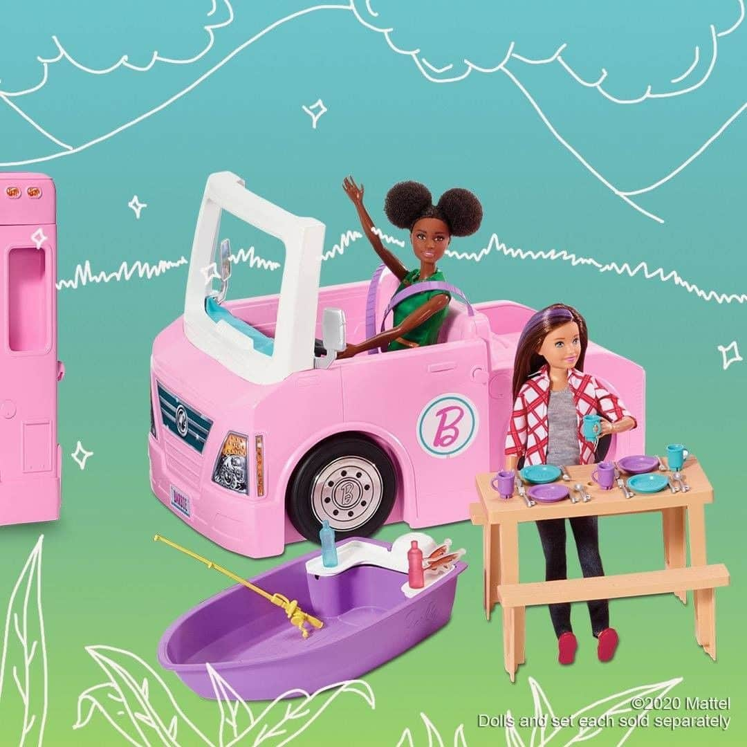 バービーさんのインスタグラム写真 - (バービーInstagram)「1 DreamCamper, 3 ways! 🌏 Where are you dreaming of adventuring next with #Barbie?」1月5日 2時07分 - barbie