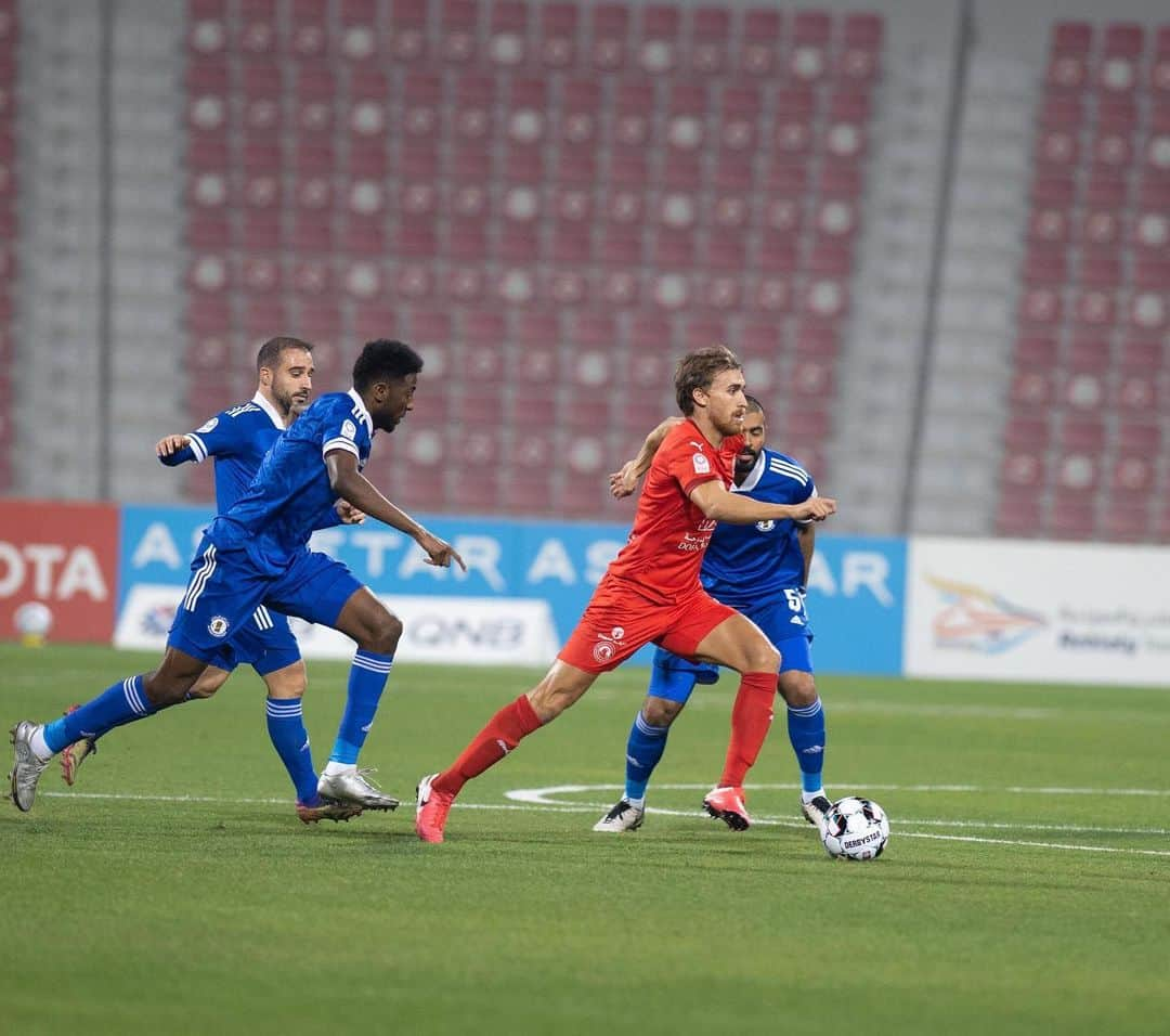 マルク・ムニエッサのインスタグラム：「Best way to start the 2021🔴⚪️🔝⚽️ @alarabi_club」