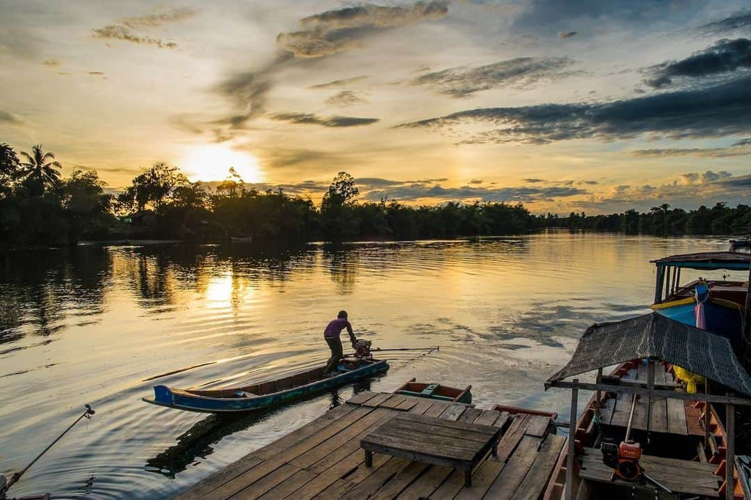 National Geographic Travelさんのインスタグラム写真 - (National Geographic TravelInstagram)「Photos by @francescolastrucci / I reached the idyllic village of Chi Phat, Cambodia, after three hours on the road from Phnom Penh and two hours upstream on the river to the core of the Cardamoms. This little community of about 500 families is in the center of the rainforest and is a successful story of conservation. The Cardamom Mountains were once a stronghold for Khmer Rouge fighters, a no-man's-land where, until recently, outsiders were banned. Now a few environmental organizations and a handful of locals are in a race against the clock to save the longest remaining stretch of untouched rainforest in Southeast Asia and its biodiversity. The men who once fought the rebels now host and welcome travelers. They assured me that there is still hope that this beautiful rainforest can be preserved.   While working on a story on this environment, I found myself crossing the river several times a day, especially early in the morning and late in the afternoon, when the light was golden and the water was calm. Follow me @francescolastrucci for more places, daily life, and stories around the world. #cambodia #environment #rainforest #conservation」1月5日 4時38分 - natgeotravel