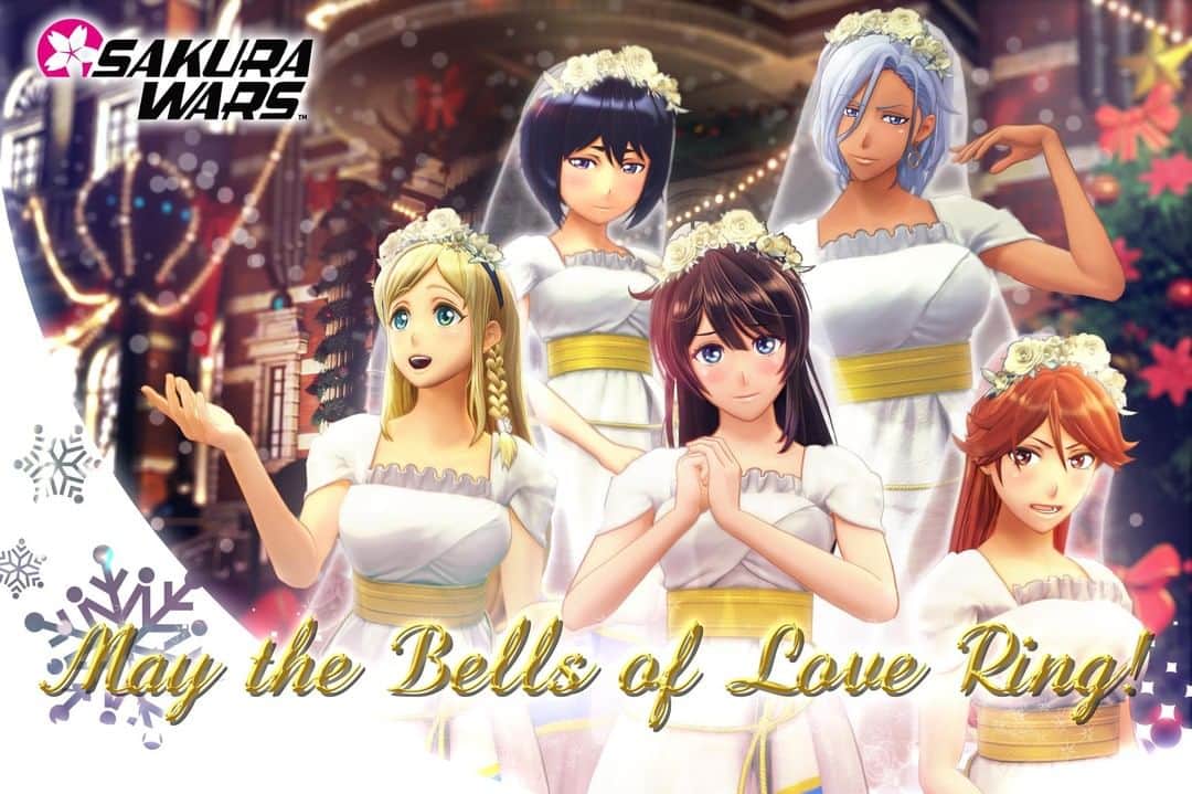 のインスタグラム：「We join the Sakura Wars ladies in wishing you a happy and healthy 2021!  May the New Year be filled with joy and love.」