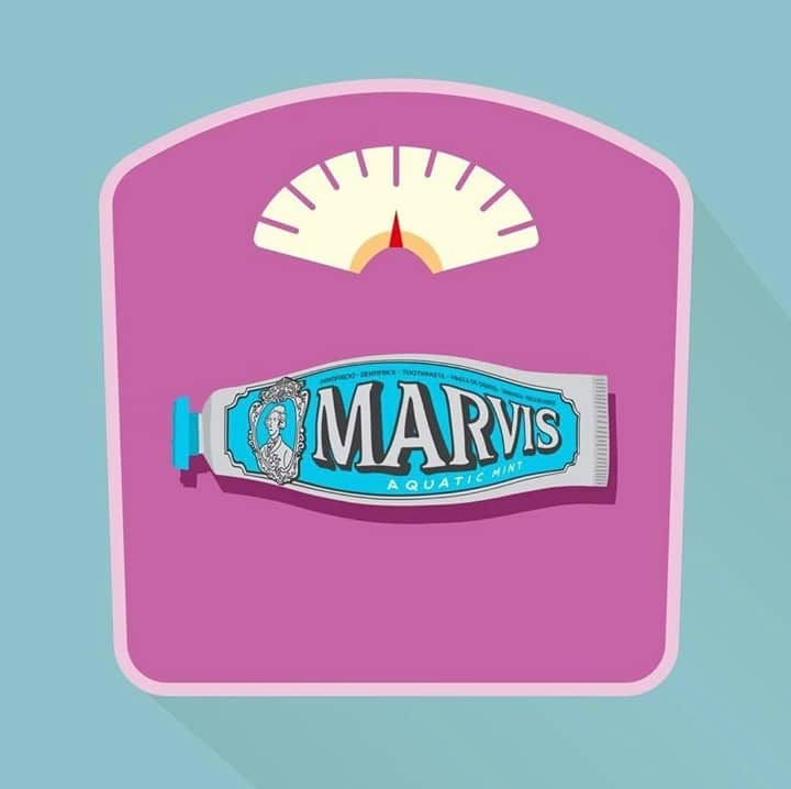 Marvis par AEGIS-Pharmaのインスタグラム：「Une cure détox après les fêtes ? Non ! Votre sourire est votre plus bel atout 😃! Prenez en soin avec Marvis ! 💖 . @marvis_is #marvis #dentifrice #toothpaste #luxe #illustration #creation #creativite #artwork #inspiration #artiste #design #aegis #dentifrice #marvisfrance #pharmacie #conceptstore #aegispharma #aegisapothecary #distributeur #produitsdexception #exception #newyear #diet #diettomorrow」