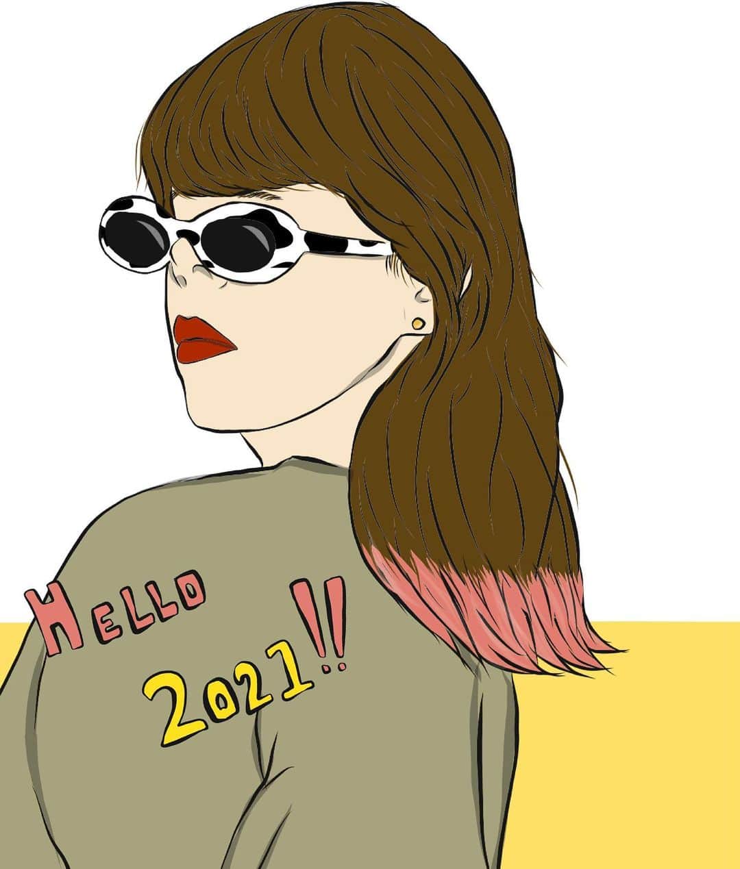 エモン・久瑠美のインスタグラム：「Hello 2021🎉　@kurumiph」