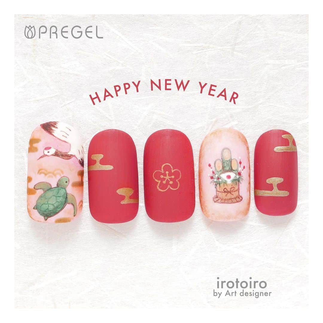 PREGELさんのインスタグラム写真 - (PREGELInstagram)「🎍新年あけましておめでとうございます🎍﻿ ﻿ 今年も #プリジェル をどうぞ﻿ よろしくおねがいいたします❤❤﻿ ﻿ art by @irotoiro.nail﻿ ﻿ ﻿ #プリアンファ﻿ #プリジェルミューズ﻿ #プリムドール﻿ #きまぐれキャット﻿ #ミューズ﻿ #トレンドネイル﻿ #デザインネイル﻿ #ジェルネイル﻿ #ネイル﻿ #インスタネイル﻿ #美甲﻿ #gelnails﻿ #artnail﻿ #designnail﻿ #네일﻿ #여름네일﻿ #和ネイル﻿ #正月ネイル﻿ #成人ネイル﻿ #あけおめ﻿ #あけましておめでとうございます﻿ #happynewyear﻿ #2021年もよろしくおねがいします﻿ #japannail﻿ #japanesenail」1月5日 15時43分 - pregelofficial