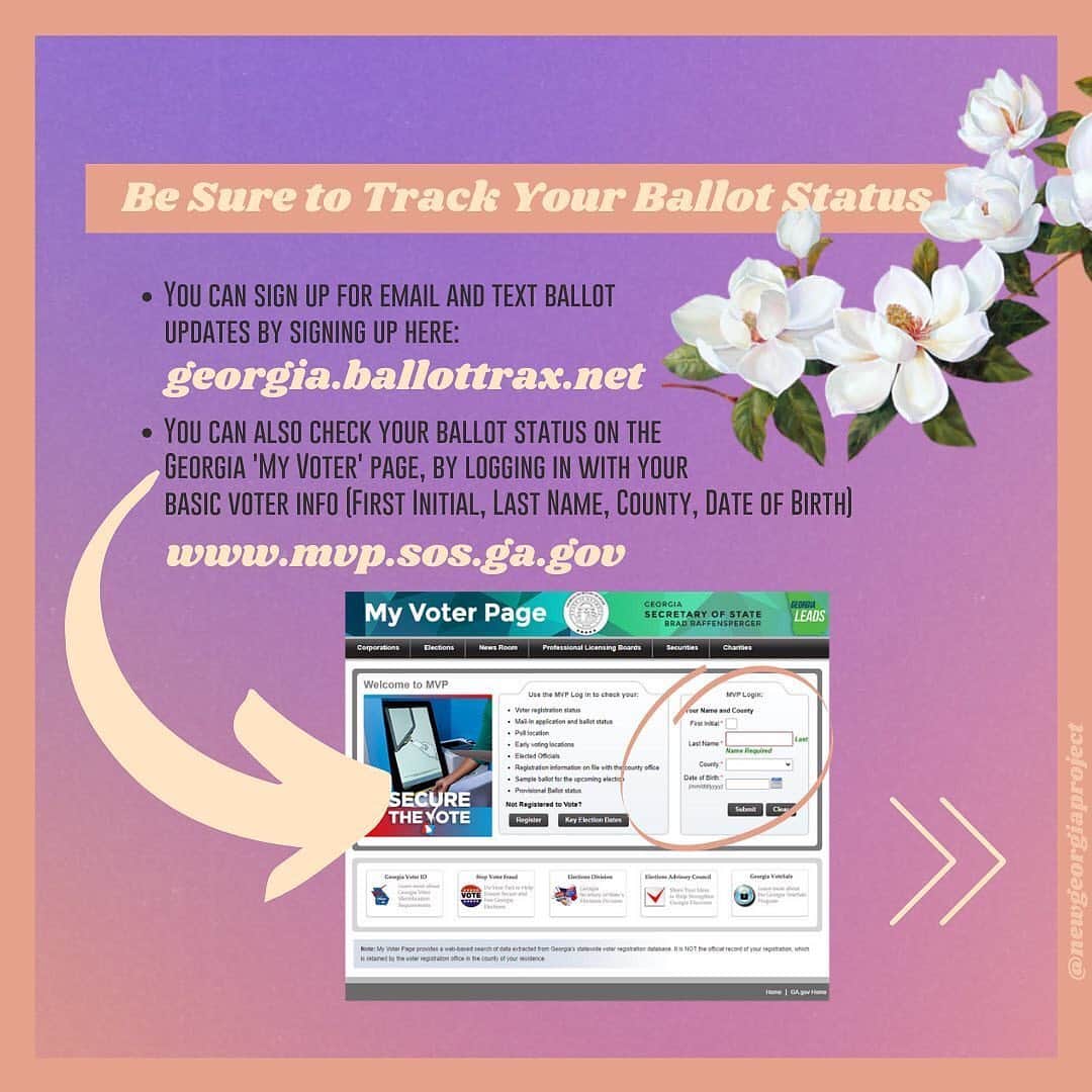 デミ・ロヴァートさんのインスタグラム写真 - (デミ・ロヴァートInstagram)「GEORGIA! 🍑 Your election is TOMORROW! Here is an incredible resource to make sure you are prepared 💞  #Repost from @newgeorgiaproject: Y’know how we’ve been asking y’all to track your ballot, like, every five minutes? Here’s the WHY 🗳🗳 If your ballot is “rejected” by the Secretary of State we have a short window of time to get whatever’s wrong fixed, so that your ballot is counted. Follow the steps above to make sure your ballot is good to go.  FYI the election jargon (phrasing) for the process of fixing rejected ballots is “ballot curing.” We want to be sure that when you hear that term, you know what it means. Sometimes #votersuppression looks like confusing language.」1月5日 7時59分 - ddlovato