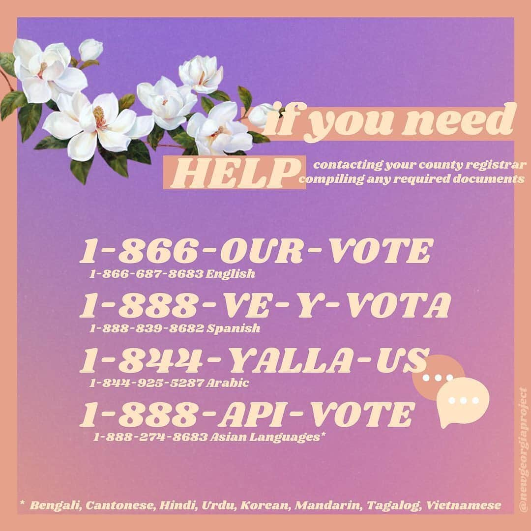 デミ・ロヴァートさんのインスタグラム写真 - (デミ・ロヴァートInstagram)「GEORGIA! 🍑 Your election is TOMORROW! Here is an incredible resource to make sure you are prepared 💞  #Repost from @newgeorgiaproject: Y’know how we’ve been asking y’all to track your ballot, like, every five minutes? Here’s the WHY 🗳🗳 If your ballot is “rejected” by the Secretary of State we have a short window of time to get whatever’s wrong fixed, so that your ballot is counted. Follow the steps above to make sure your ballot is good to go.  FYI the election jargon (phrasing) for the process of fixing rejected ballots is “ballot curing.” We want to be sure that when you hear that term, you know what it means. Sometimes #votersuppression looks like confusing language.」1月5日 7時59分 - ddlovato