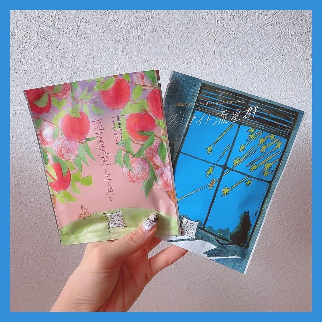 のインスタグラム：「好きなシリーズ買ってきた🍑🌃 これみんなにも試してみて欲しい🤲🏻 今日はラジオ収録なので おたよりもツイートも待ってます💌 まだ間に合うよ✌🏻 #ひぃちゃんねるらじお #instagood #instalike #instagram #恋する果実と三日月と #グッドナイト流星群 #空想bathroom #入浴剤 #좋아요반사 #좋아요 #좋아요그램 #인스타그램 #맞팔」