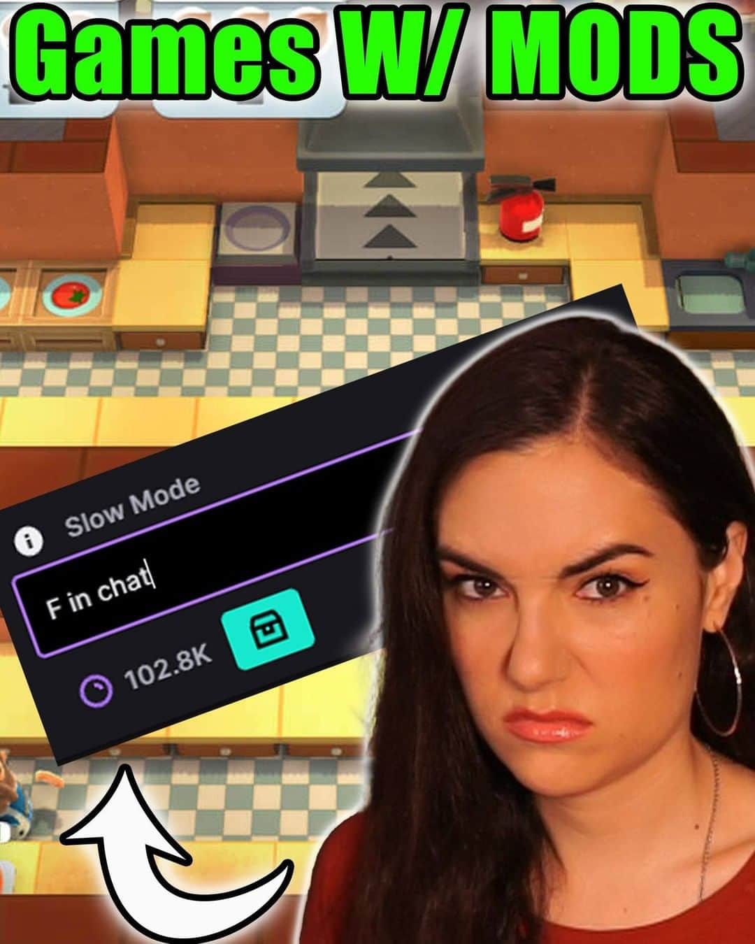 サーシャ・グレイのインスタグラム：「I am live with Community Game Night #twitch #twitchstreamer #overcooked2」